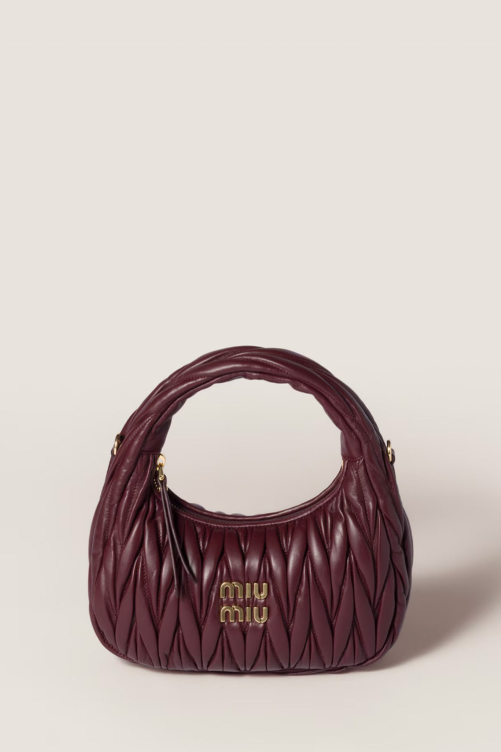 Small Wander Matelassé Nappa Leather Hobo Hag