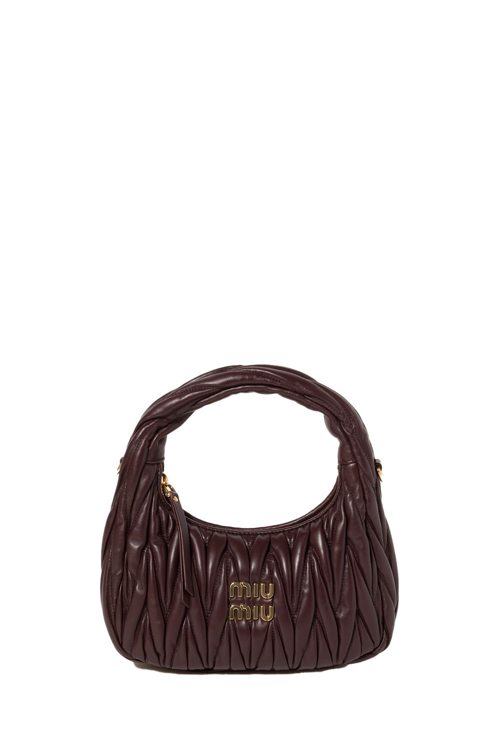 Small Wander Matelassé Nappa Leather Hobo Hag
