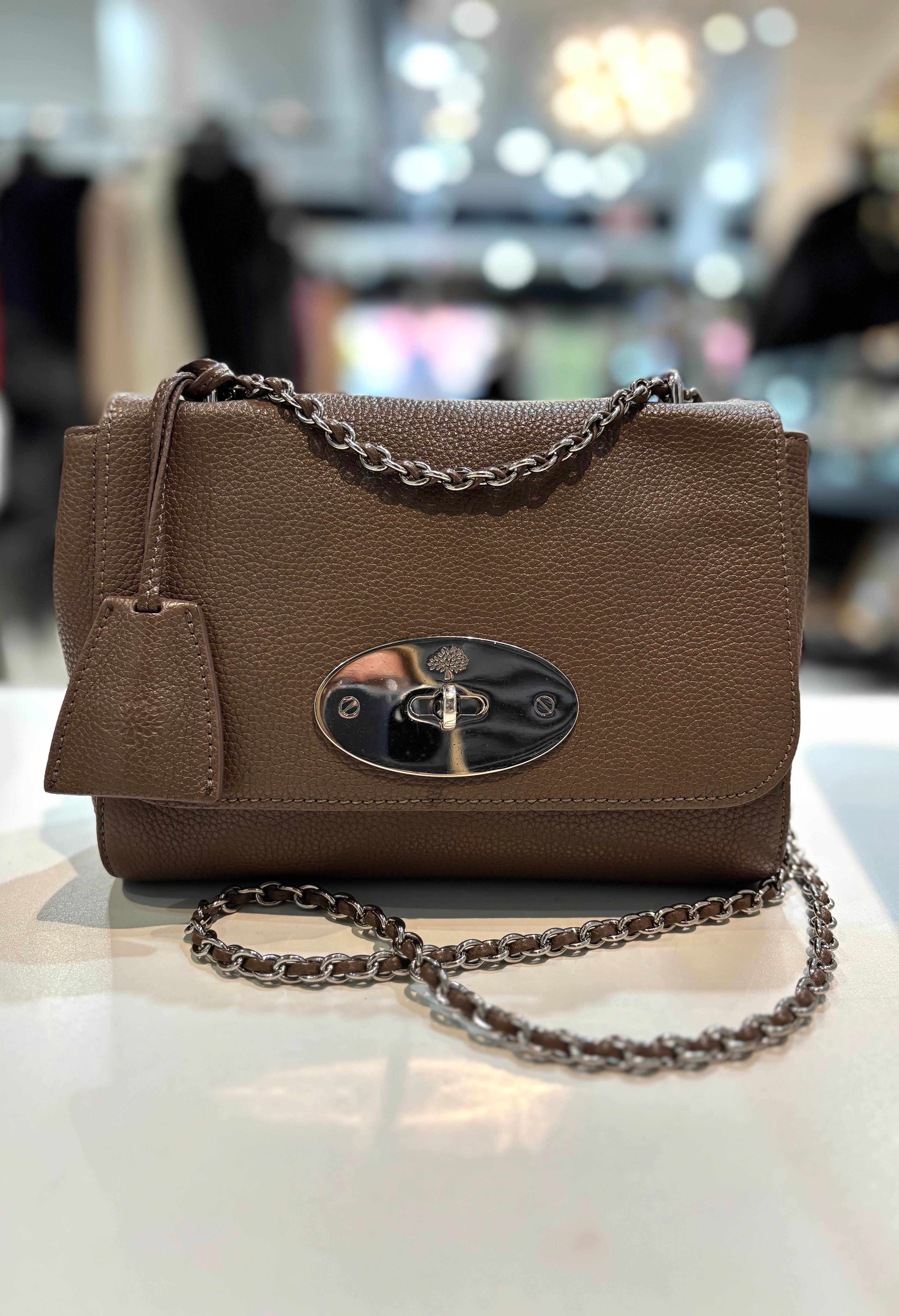 MULBERRY LILY CHAIN-STRAP CALFSKIN LEATHER CROSSBODY BAG