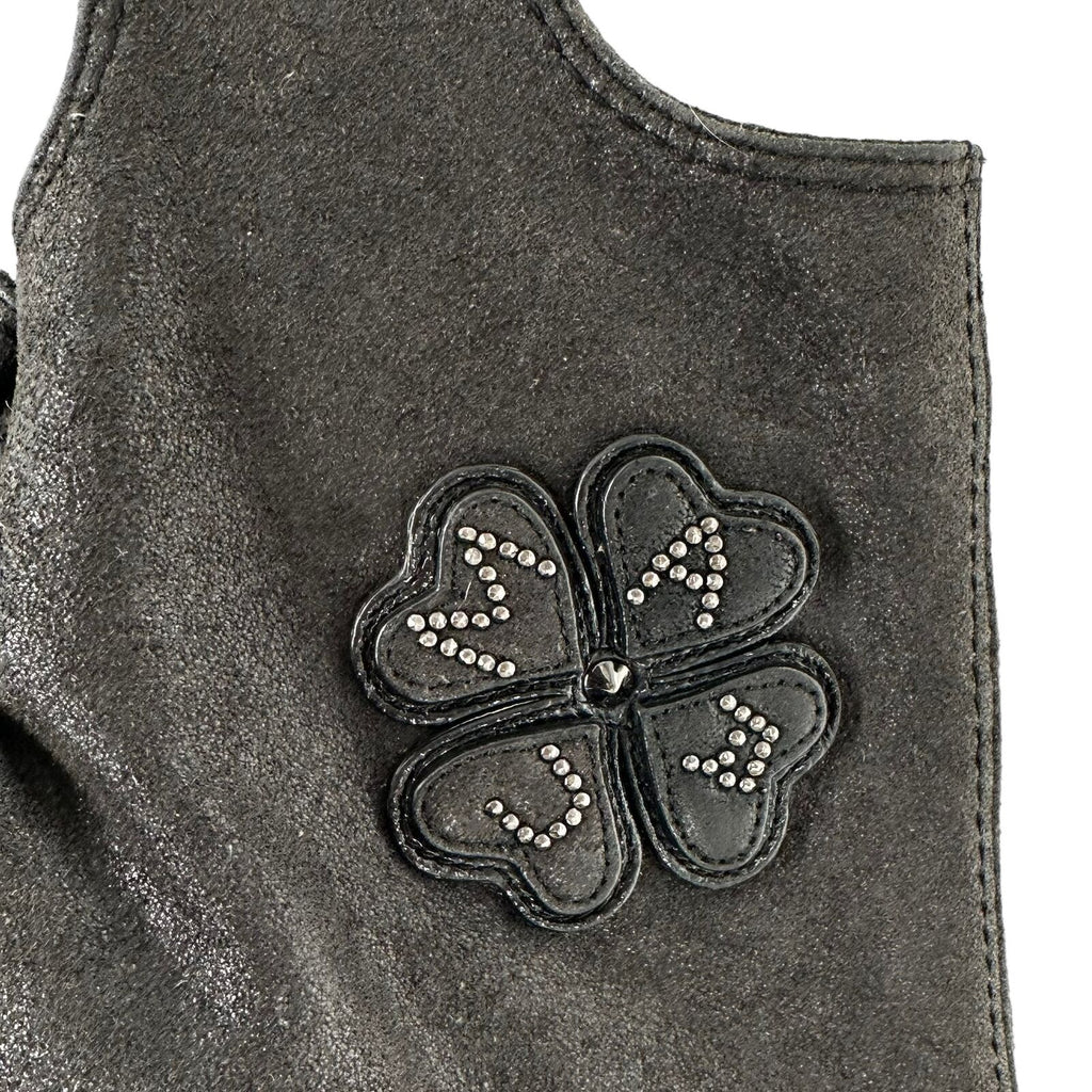 MARC JACOBS VIDA NUBUCK LEATHER HOBO BAG