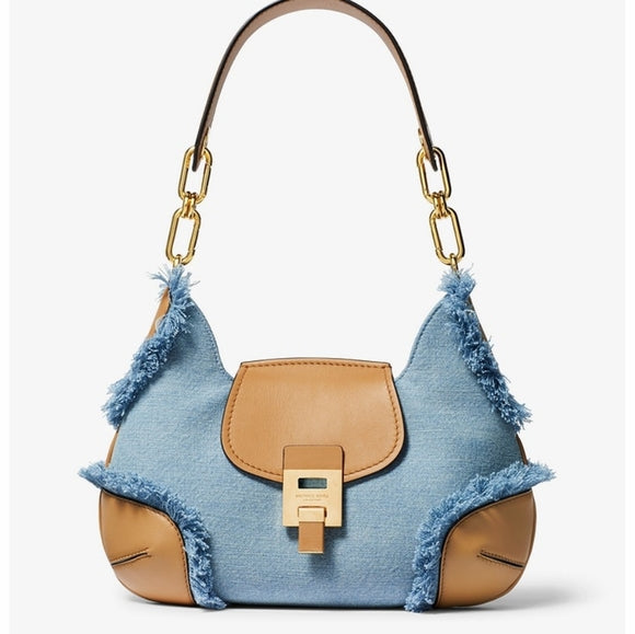 MICHAEL KORS BANCROFT MEDIUM FRAYED BAG
