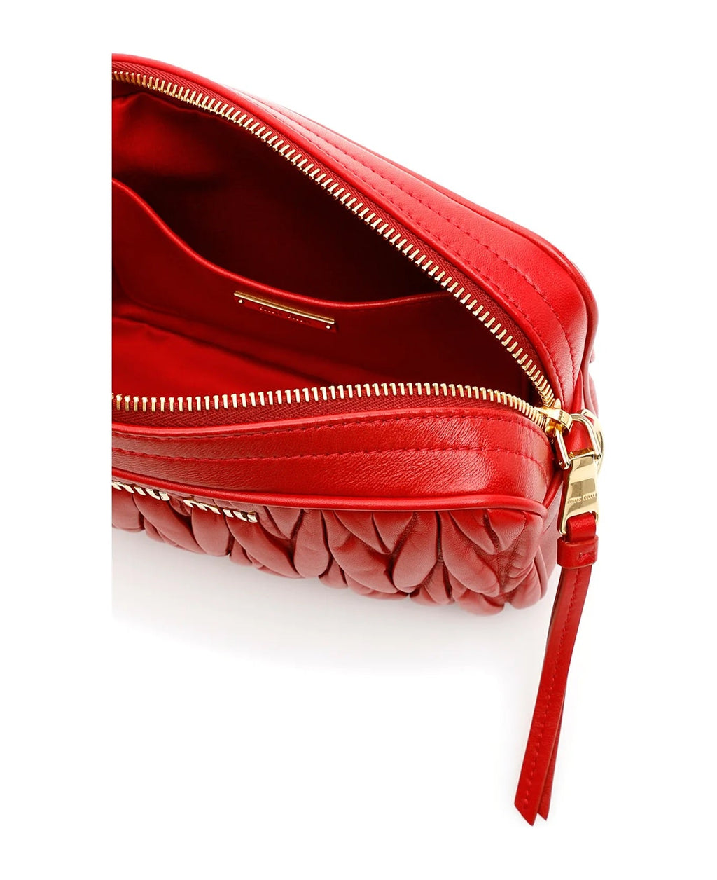 MIU MIU MATELASSÉ NAPPA LEATHER CAMERA CHAIN BAG