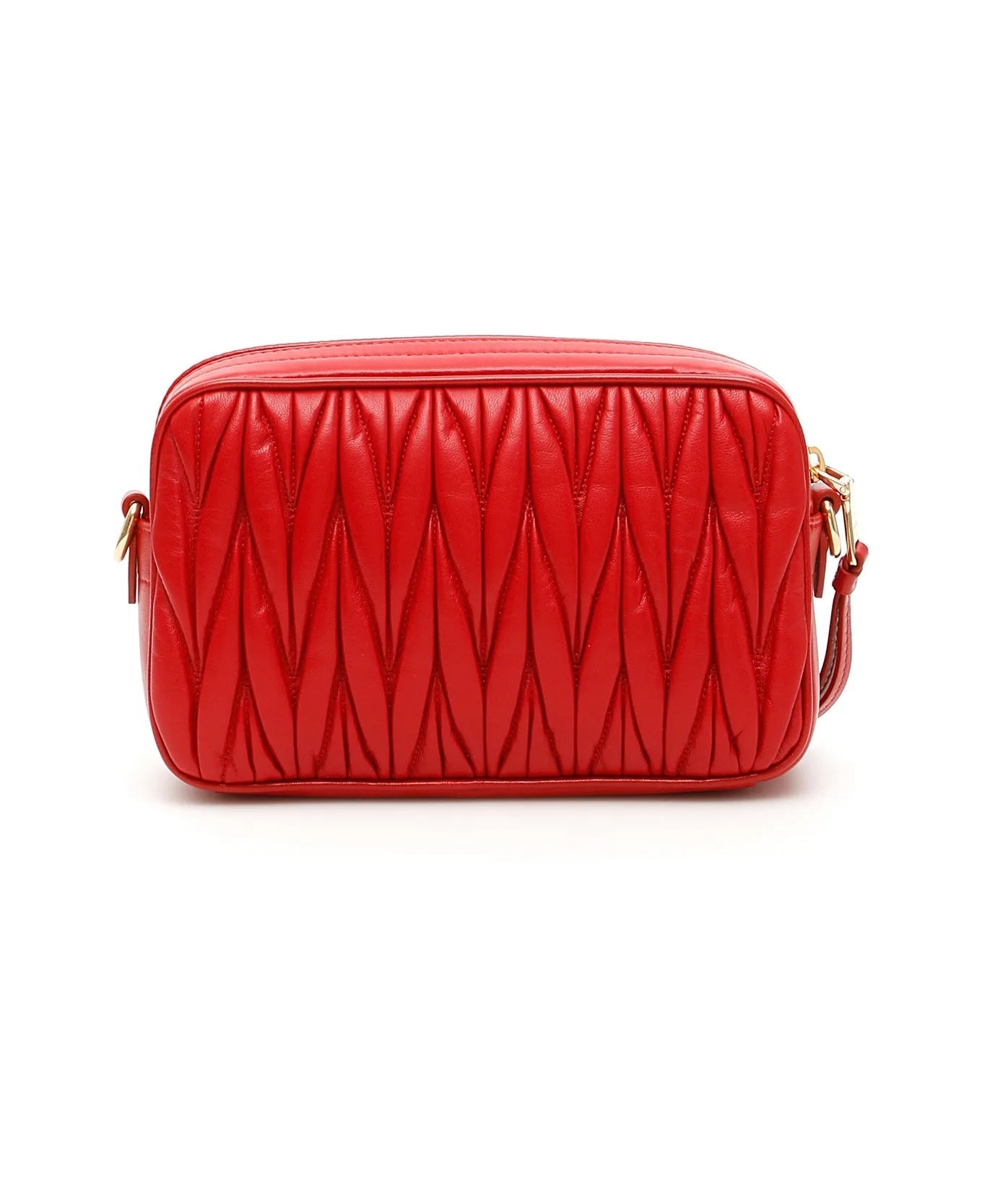 MIU MIU MATELASSÉ NAPPA LEATHER CAMERA CHAIN BAG