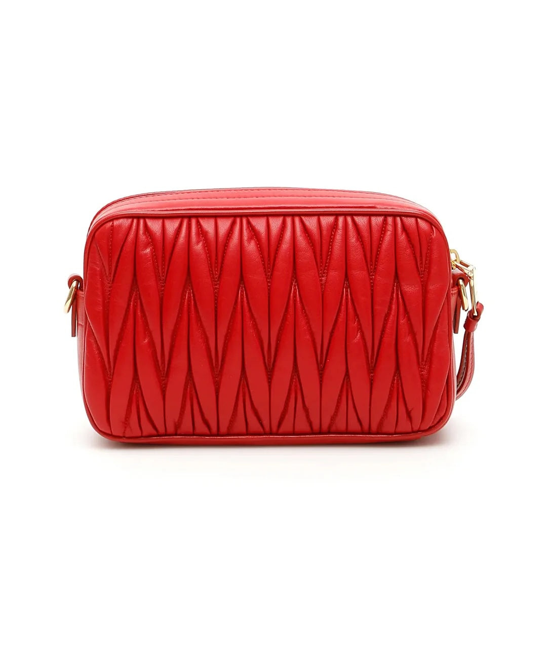 MIU MIU MATELASSÉ NAPPA LEATHER CAMERA CHAIN BAG