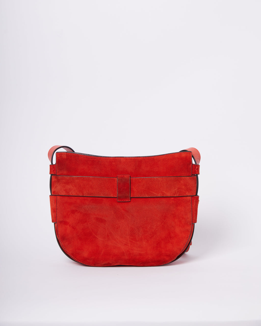 Tory Burch Suede Cutout Gemini Crossbody Bag
