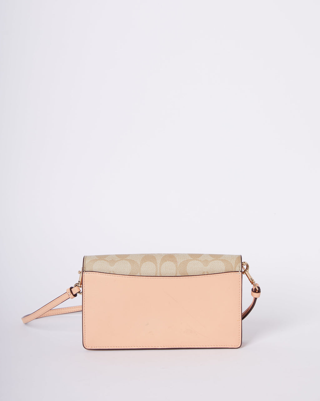 New Coach Signature Monogram Wallet With Removable Strap