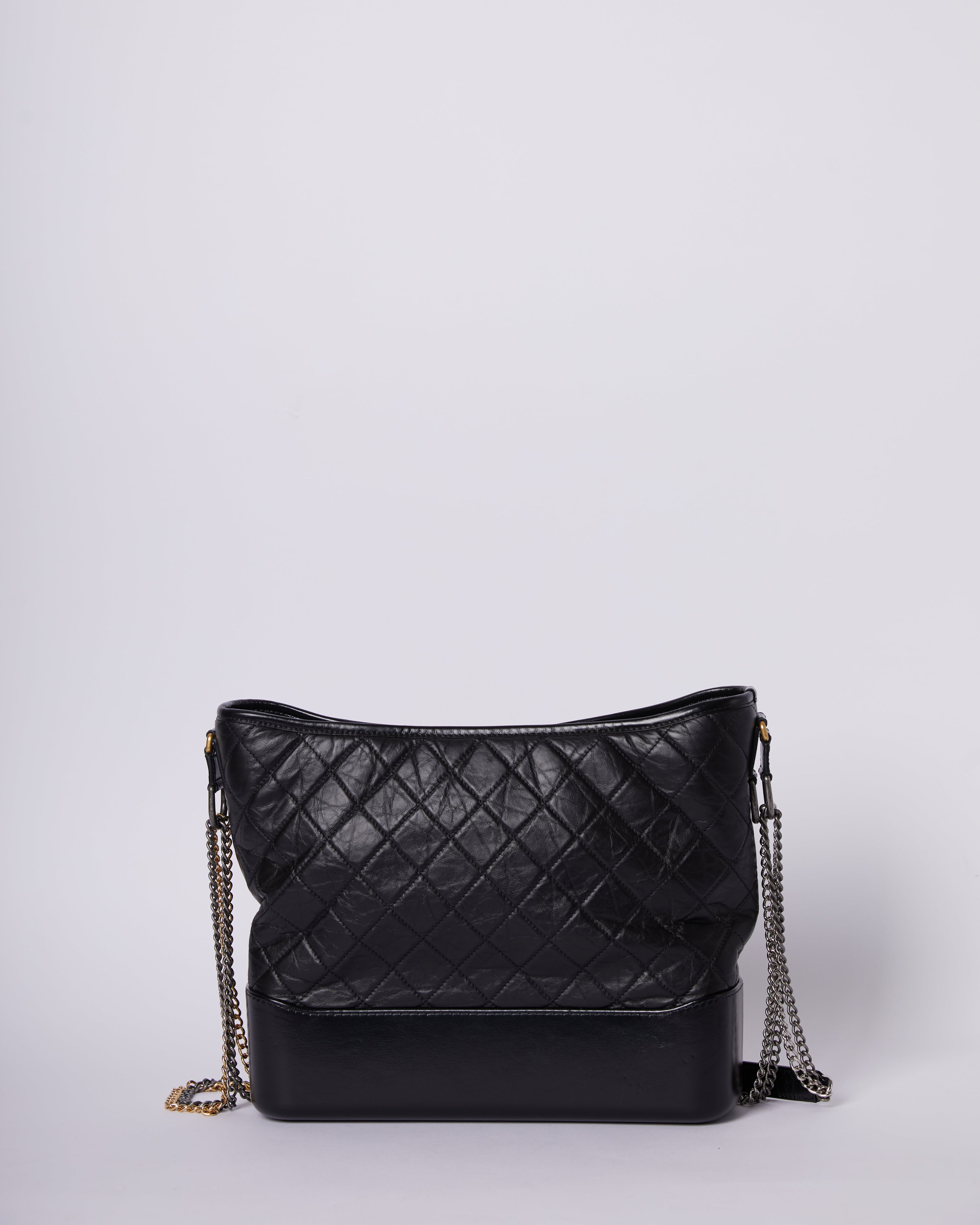 Chanel Gabrielle Calfskin Black GHW Bag
