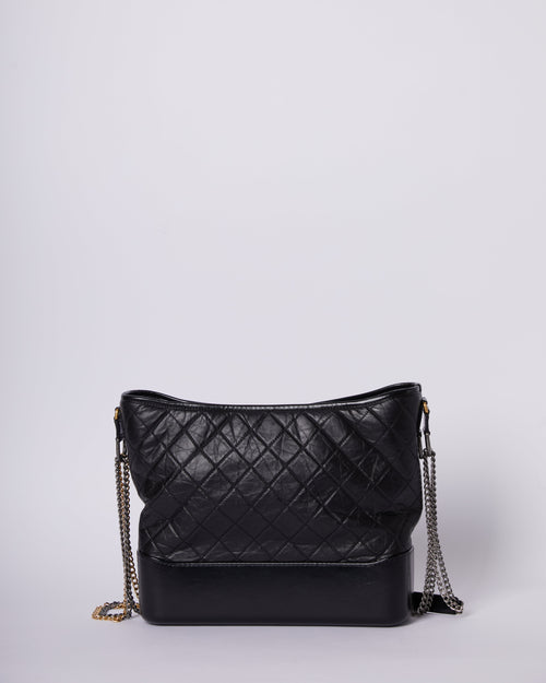 Chanel Gabrielle Calfskin Black GHW Bag