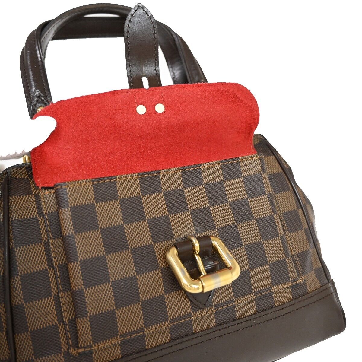 Louis Vuitton Knightsbridge Brown Canvas Handbag (Pre-Owned)