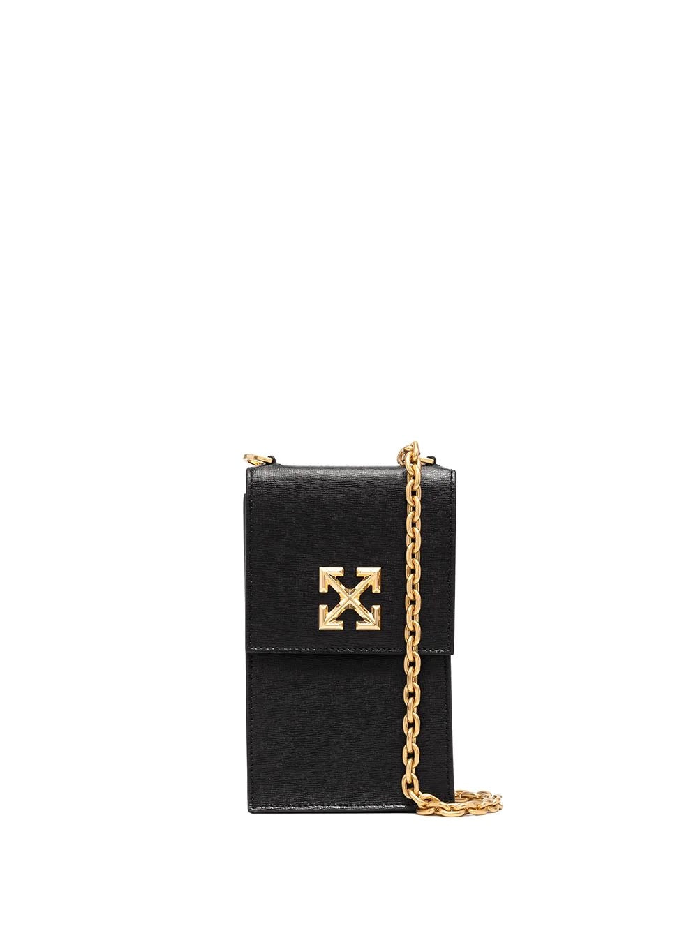 OFF WHITE JITNEY VERTICAL PHONE HOLDER BAG ON CHAIN