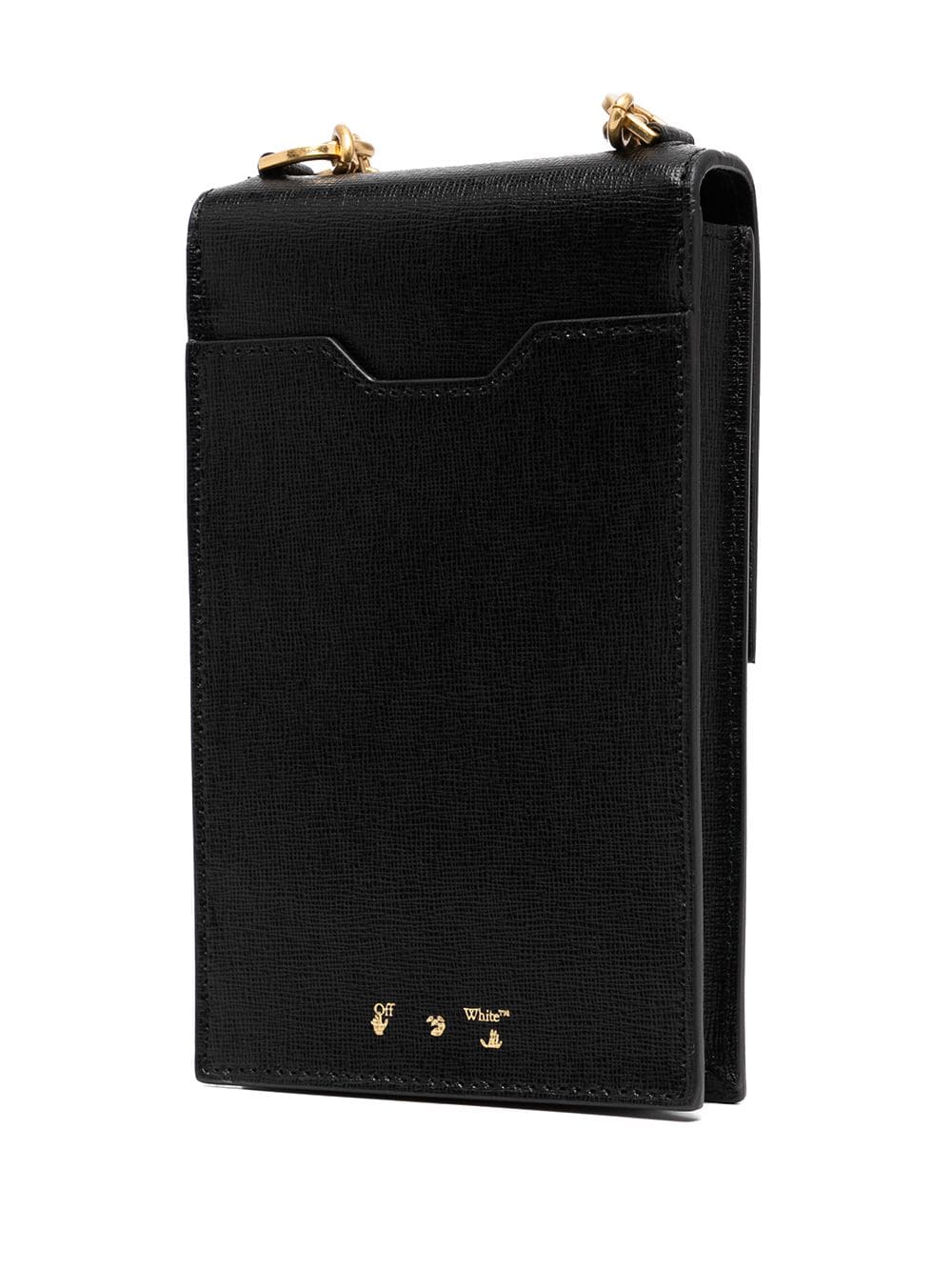 OFF WHITE JITNEY VERTICAL PHONE HOLDER BAG ON CHAIN