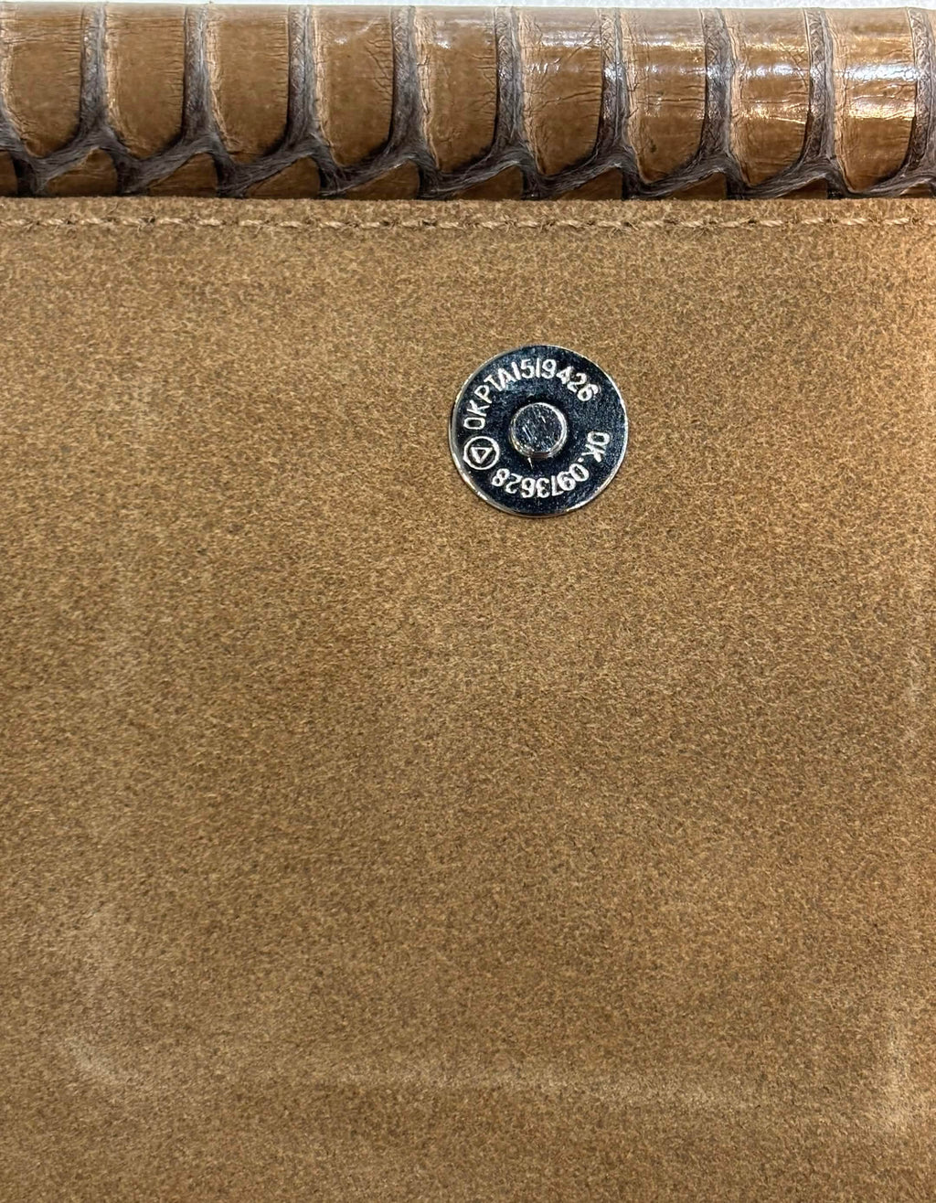 PANTERA PYTHON LEATHER CLUTCH BAG