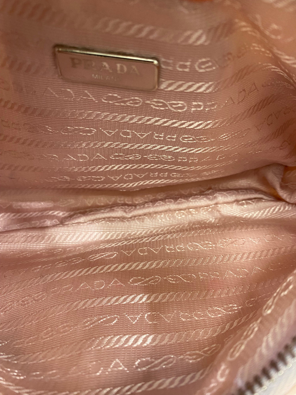 PRADA RE-EDITION 2005 ALABSTER NYLON CROSSBODY BAG