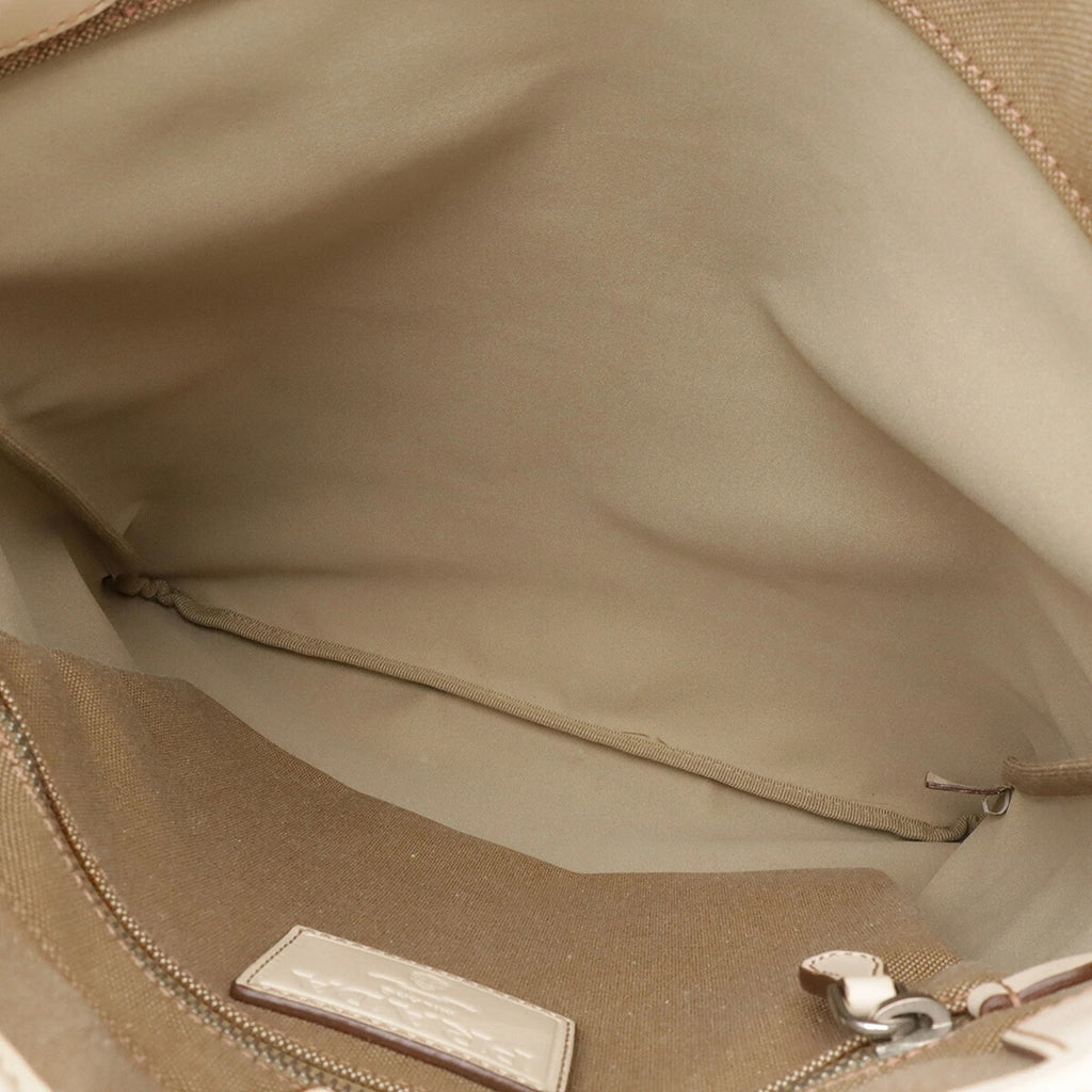 PRADA JACQUARD CANVAS CANAPA LOGO SHOULDER BAG