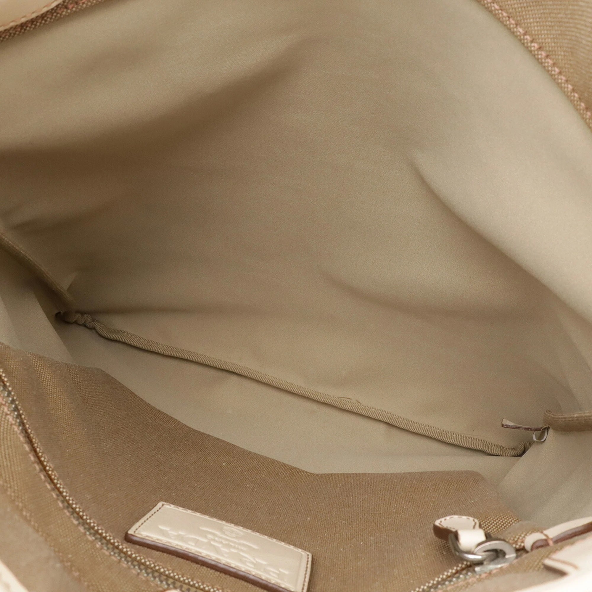 PRADA JACQUARD CANVAS CANAPA LOGO SHOULDER BAG