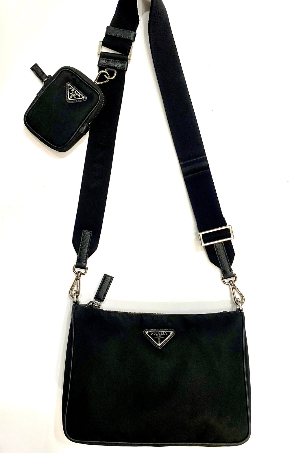 PRADA RE-EDITION SAFFIANO LEATHER SMALL CROSSBODY BAG