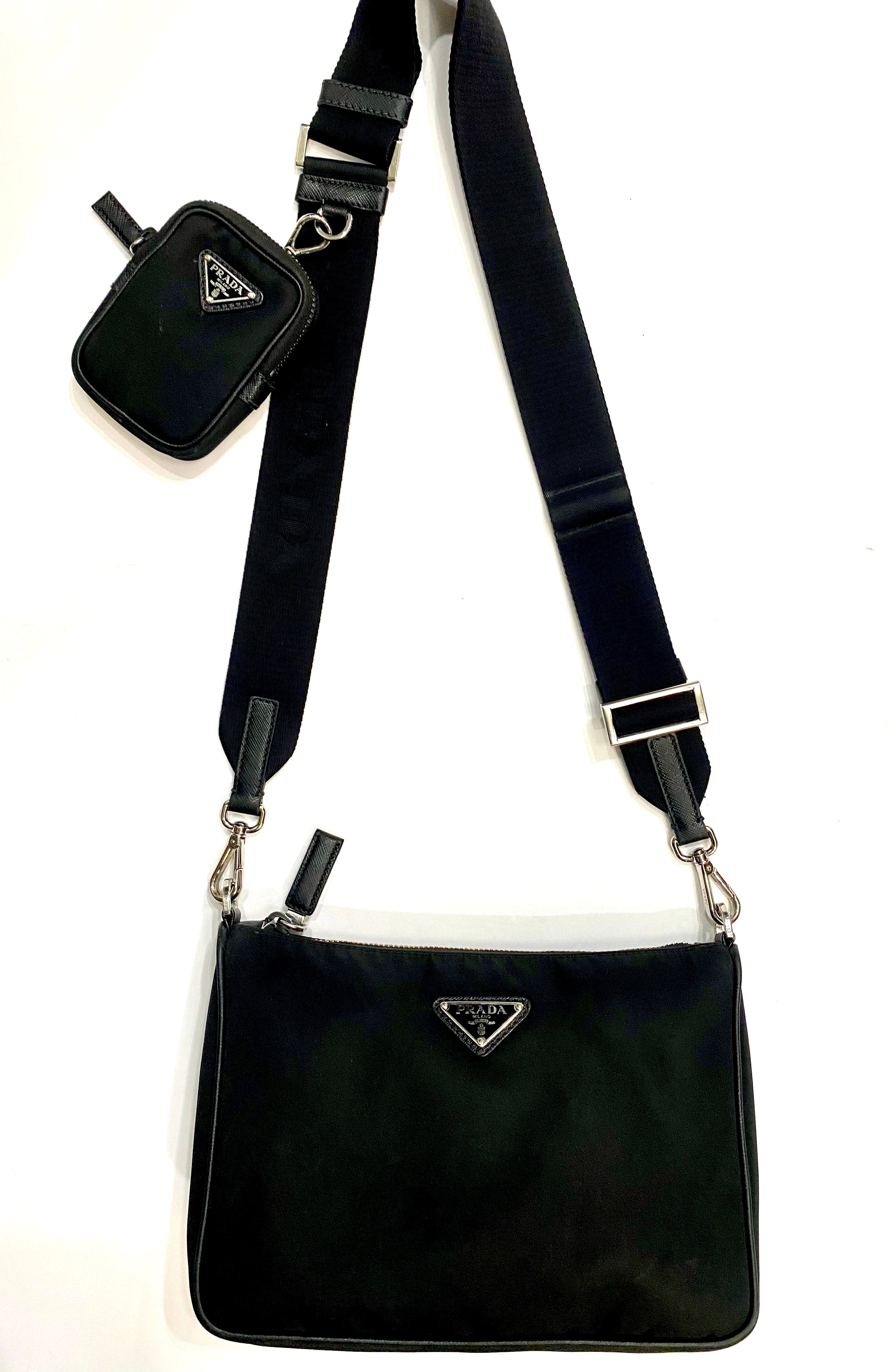 PRADA RE-EDITION SAFFIANO LEATHER SMALL CROSSBODY BAG