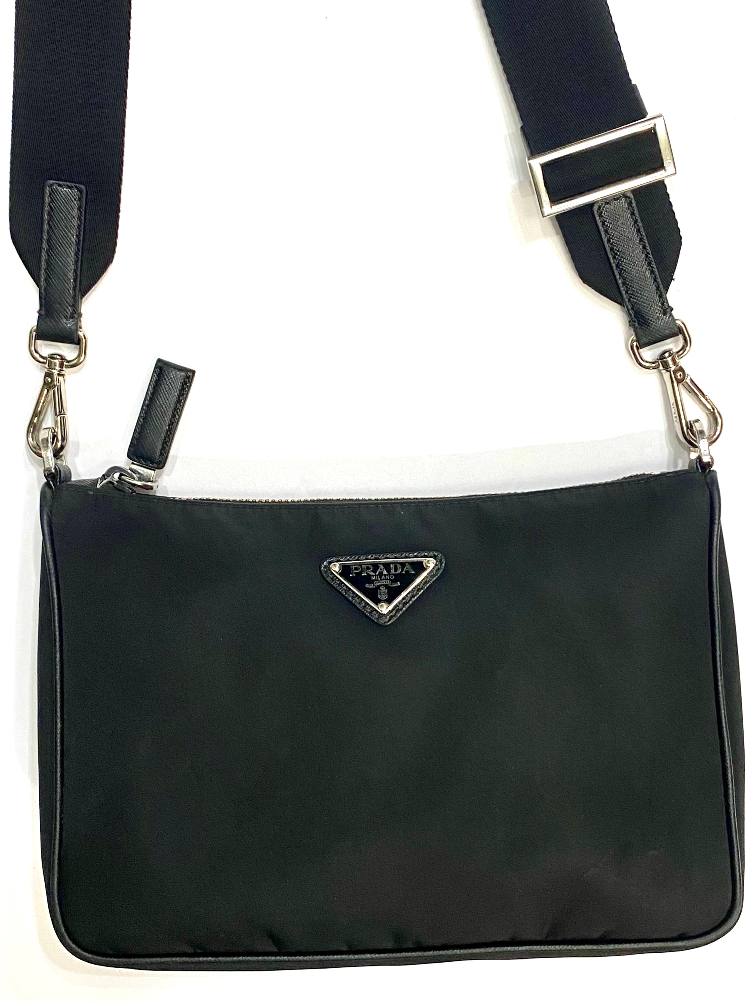 PRADA RE-EDITION SAFFIANO LEATHER SMALL CROSSBODY BAG