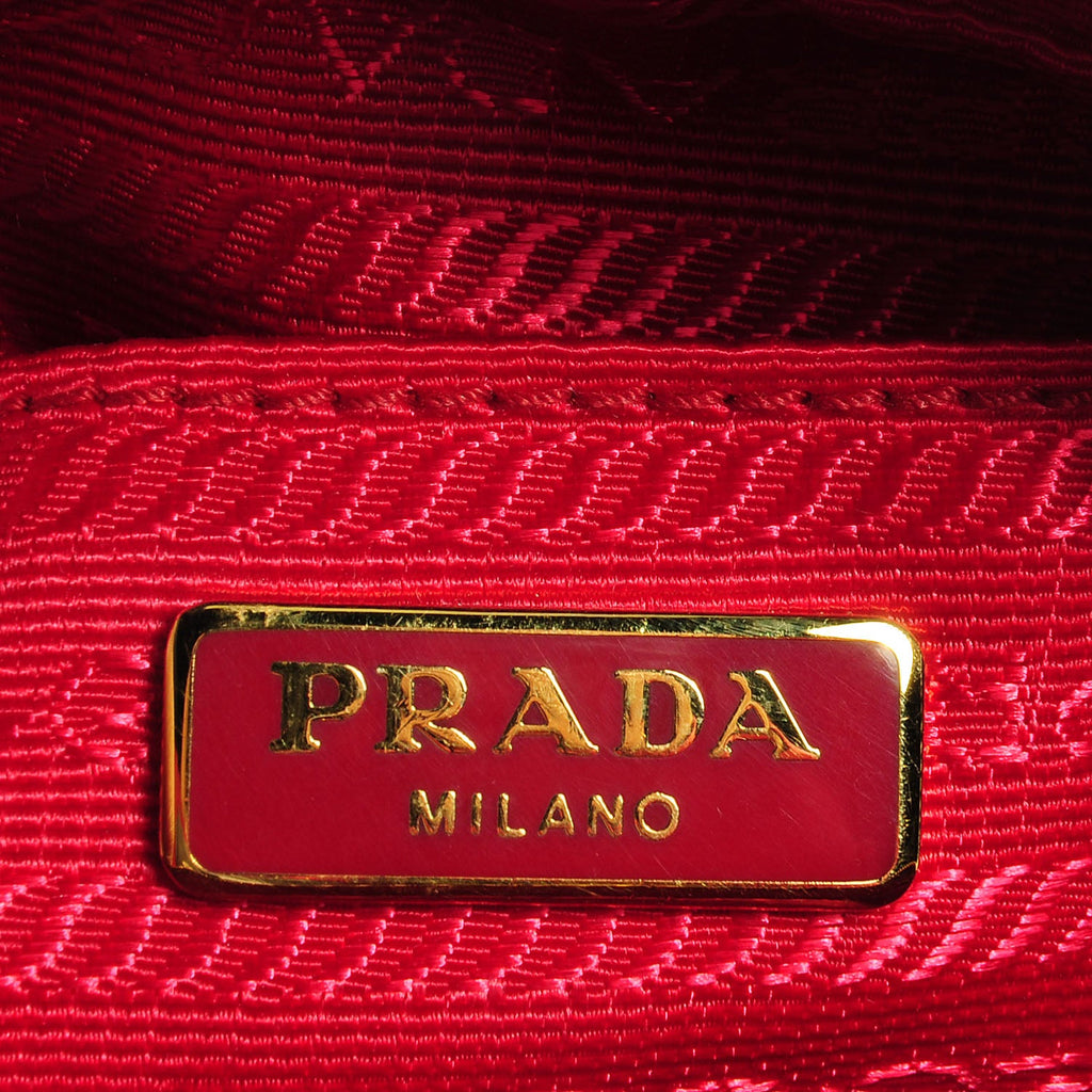 PRADA SAFFIANO LEATHER MINI CAMERA CROSSBODY BAG