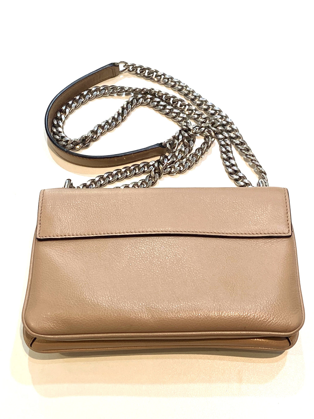 PRADA SOFT CALFSKIN CHAIN SHOULDER BAG