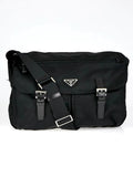 PRADA TESSUTO NYLON SAFFIANO VELA MESSAGER BAG