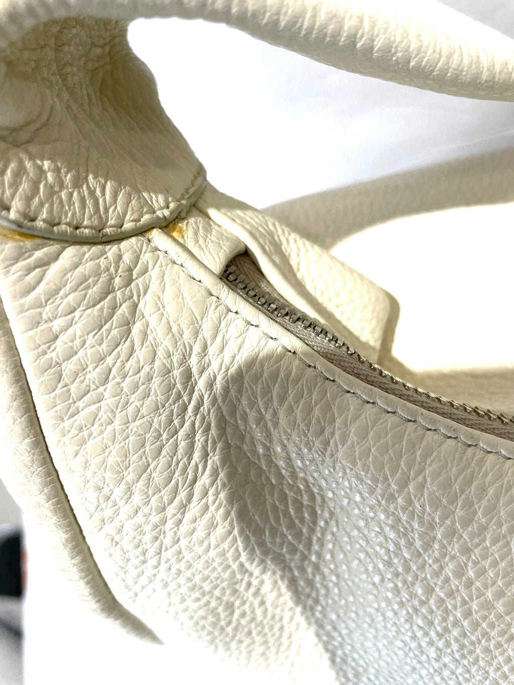 PRADA VITELLO PHENIX CALFSKIN LEATHER HOBO BAG