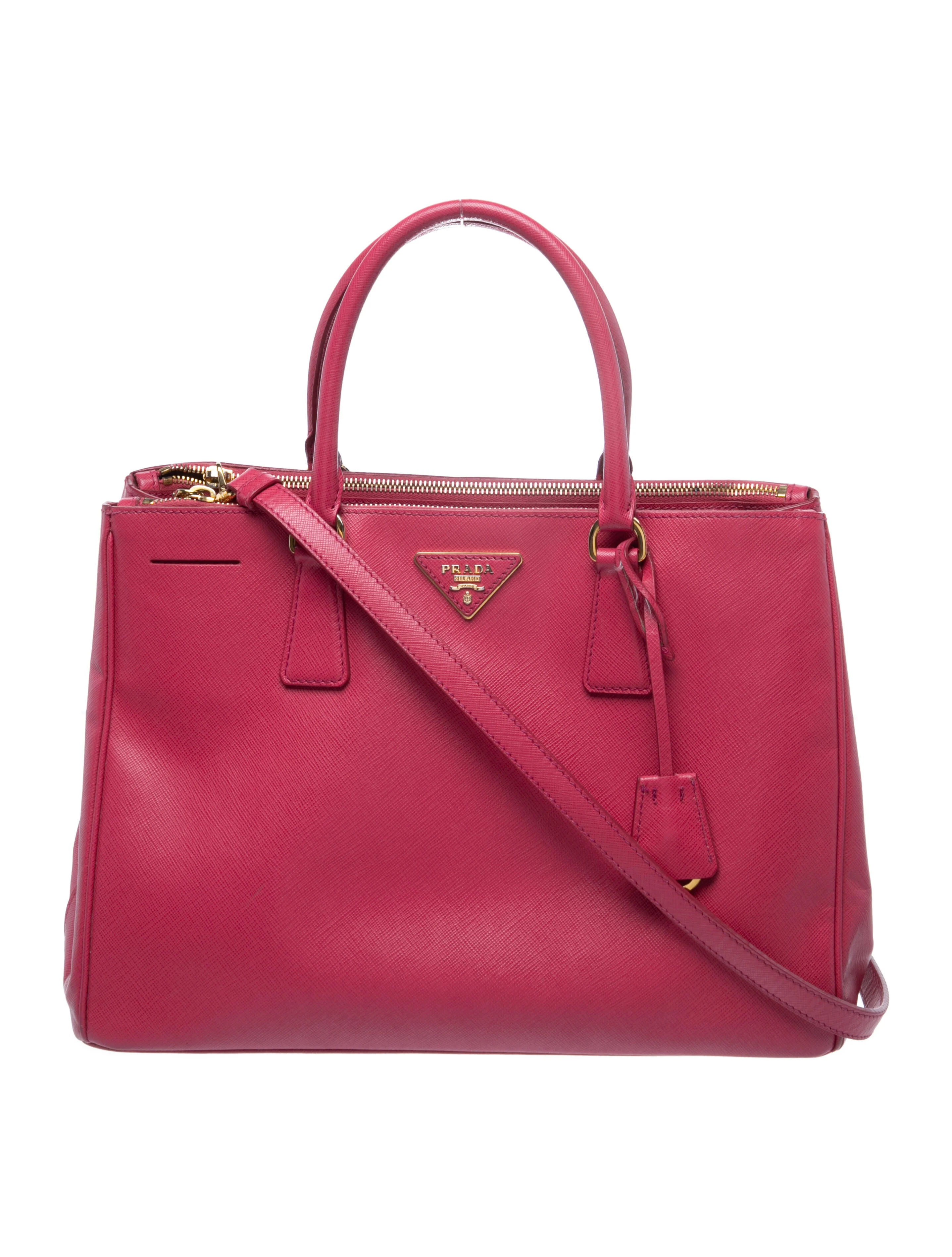 PRADA GALLERIA MEDIUM SAFFIANO LEATHER TOTE BAG