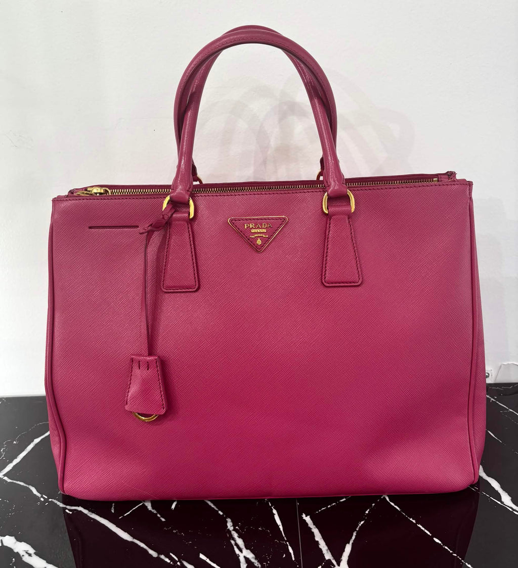 PRADA GALLERIA MEDIUM SAFFIANO LEATHER TOTE BAG