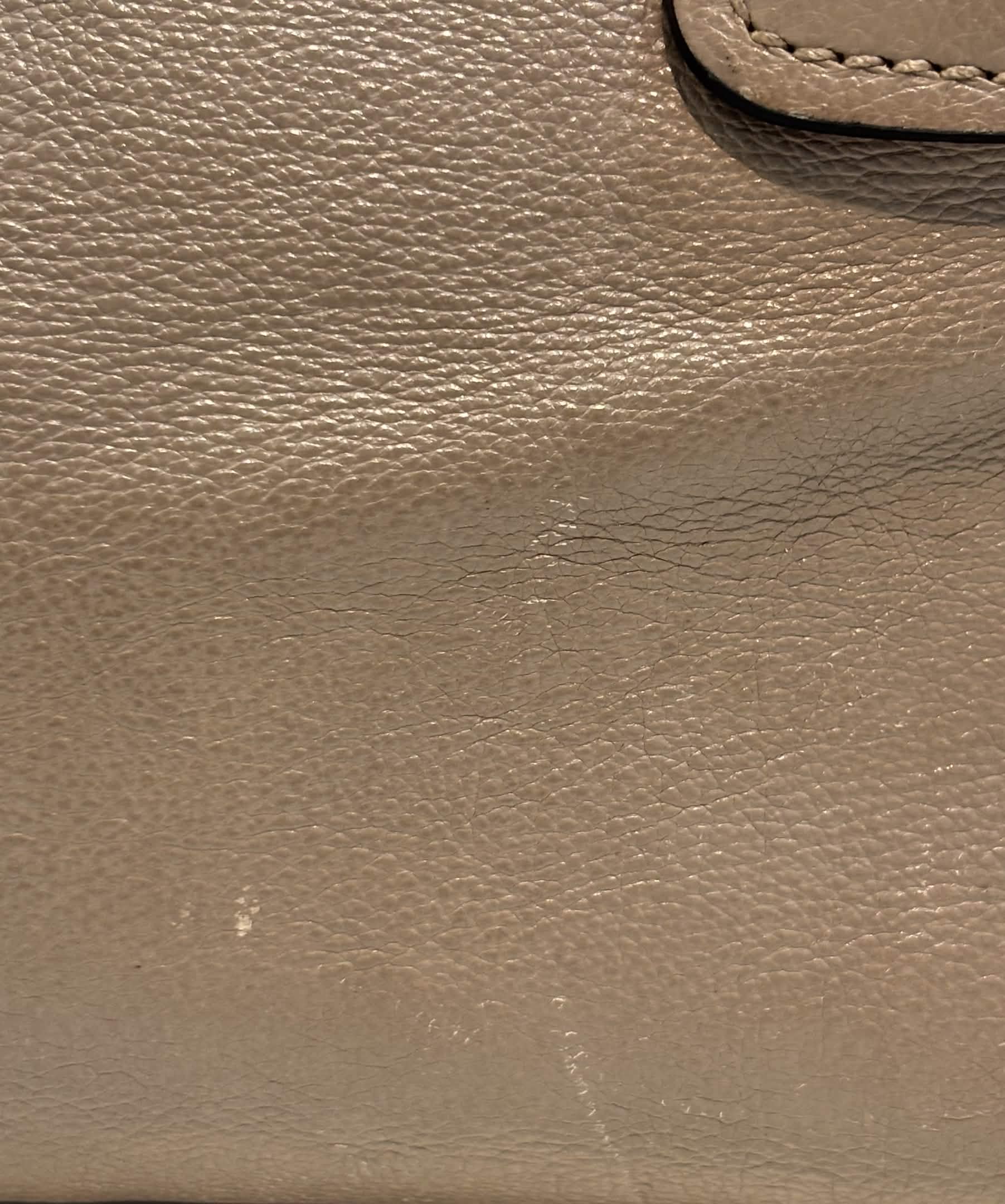 PRADA GLACE LEATHER TWIN POCKET DOUBLE HANDLE TOTE BAG