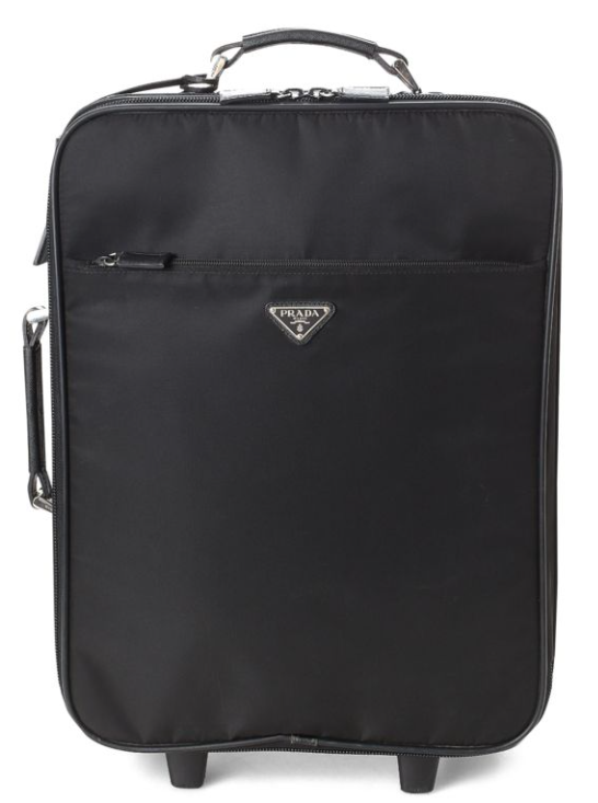 PRADA TESSUTO SAFFIANO TIMMED LUGGAGE