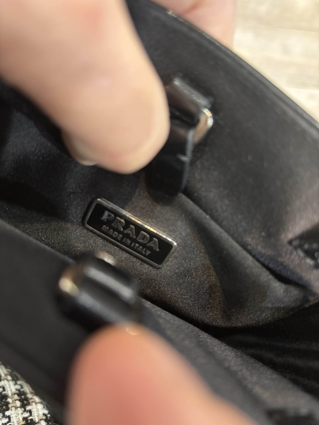 PRADA VINTAGE SMALL TOTE HANDBAG