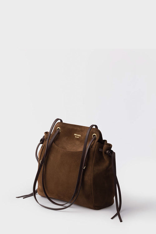 Carry Medium Suede Tote Bag