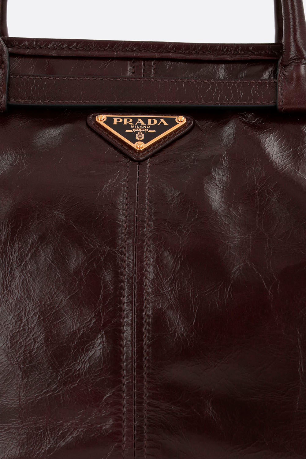 Prada Bonnie Large Leather Handbag