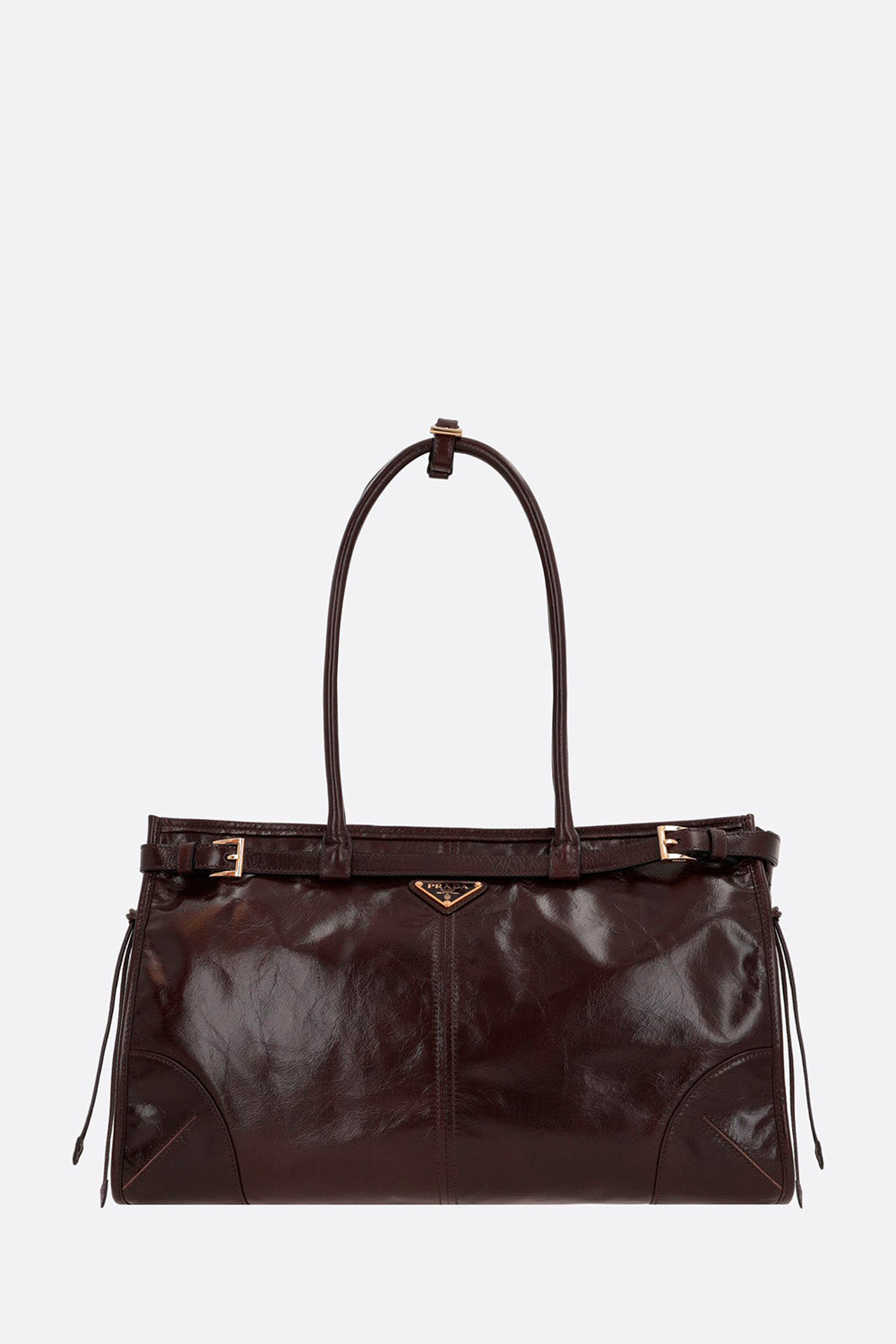 Prada Bonnie Large Leather Handbag