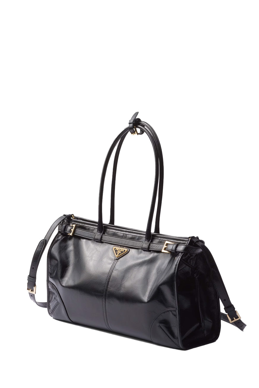Prada Bonnie Large Leather Handbag
