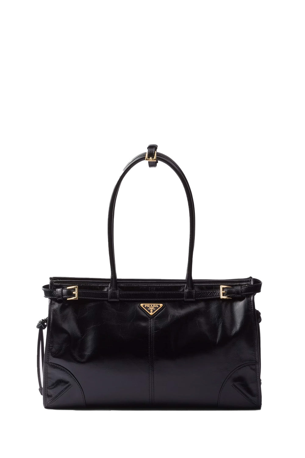 Prada Bonnie Large Leather Handbag