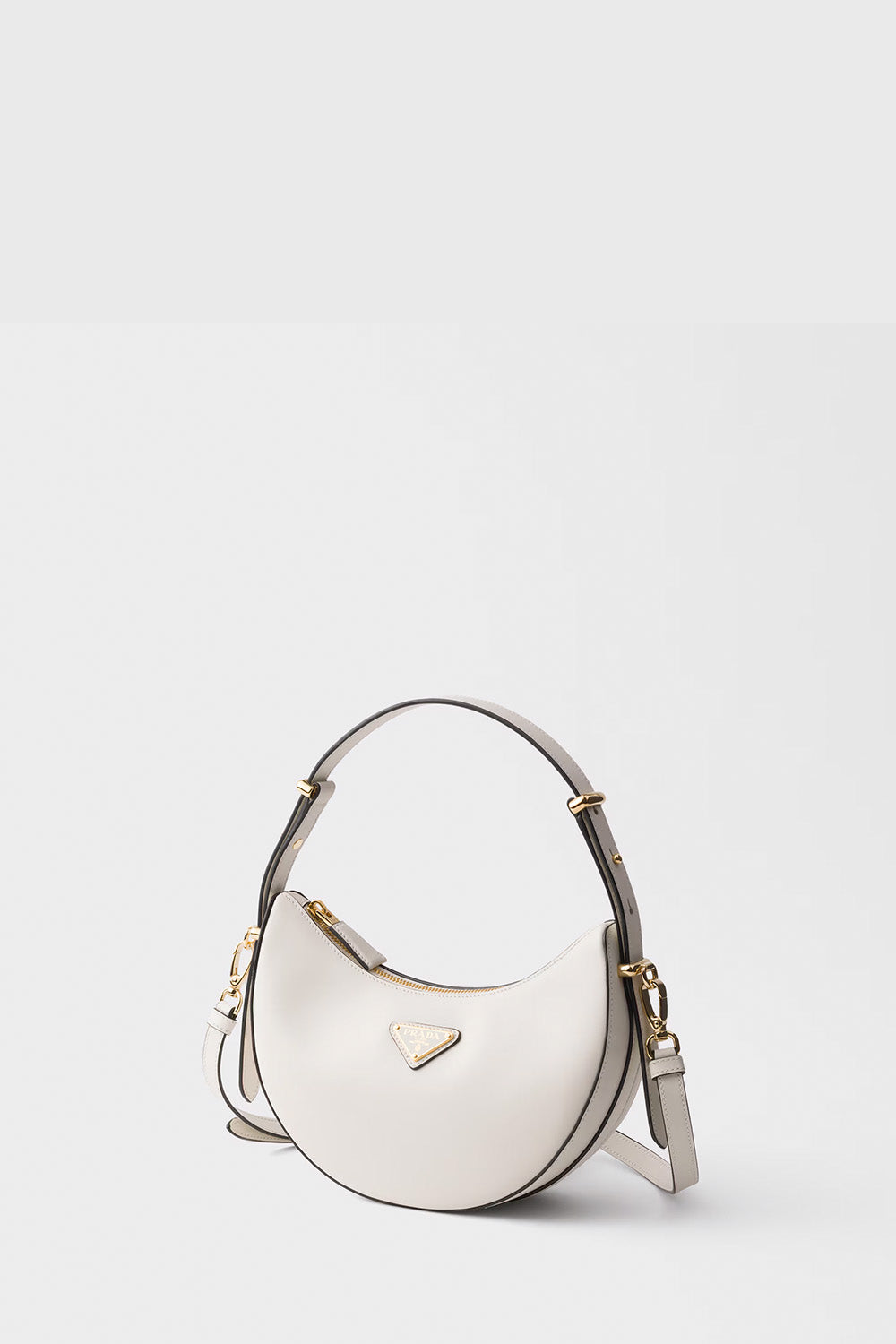 Prada Arqué Mini Leather Shoulder Bag