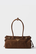 Prada Bonnie Medium Nubuck Leather Handbag