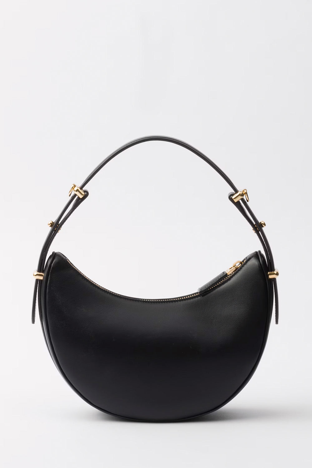 Small Arque Leather Shoulder Bag