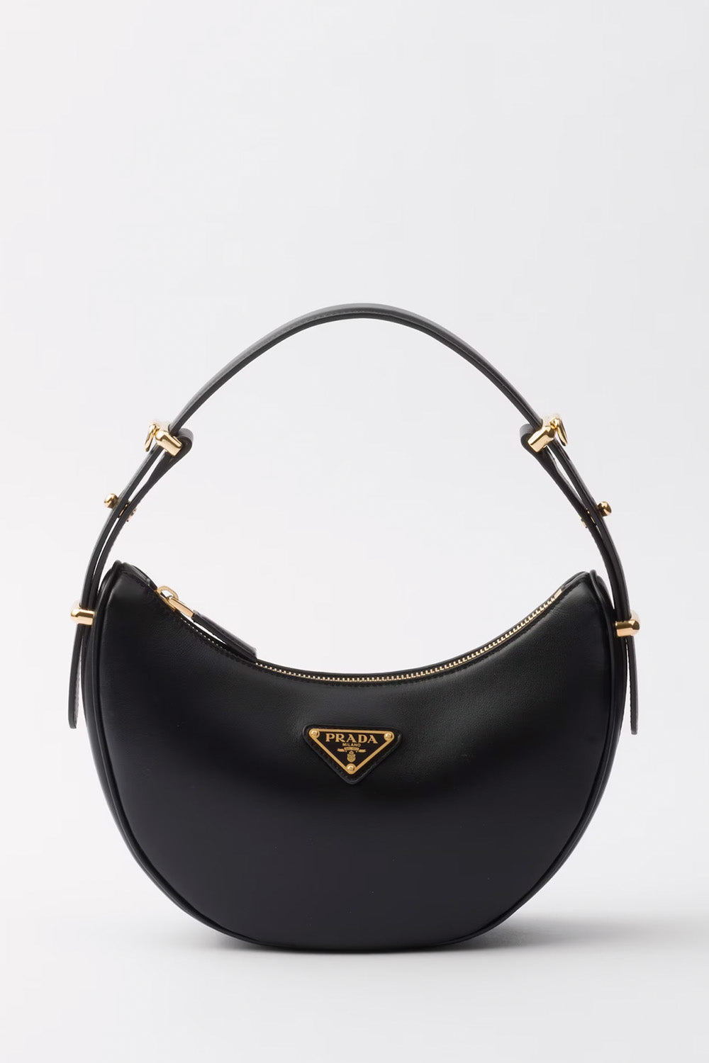 Small Arque Leather Shoulder Bag