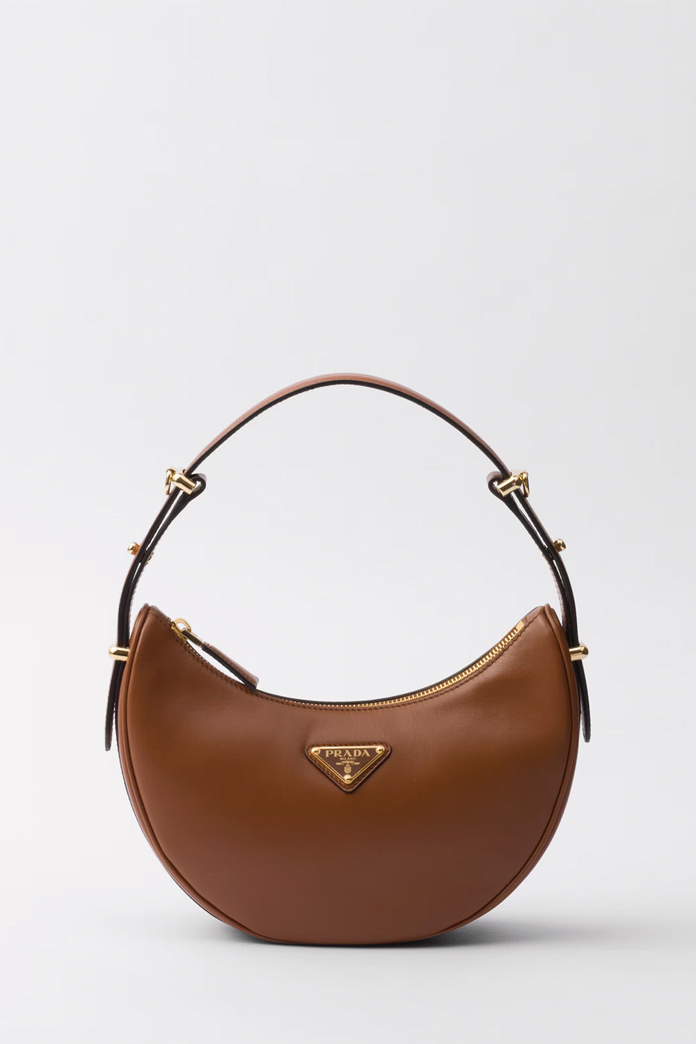 Small Arque Leather Shoulder Bag
