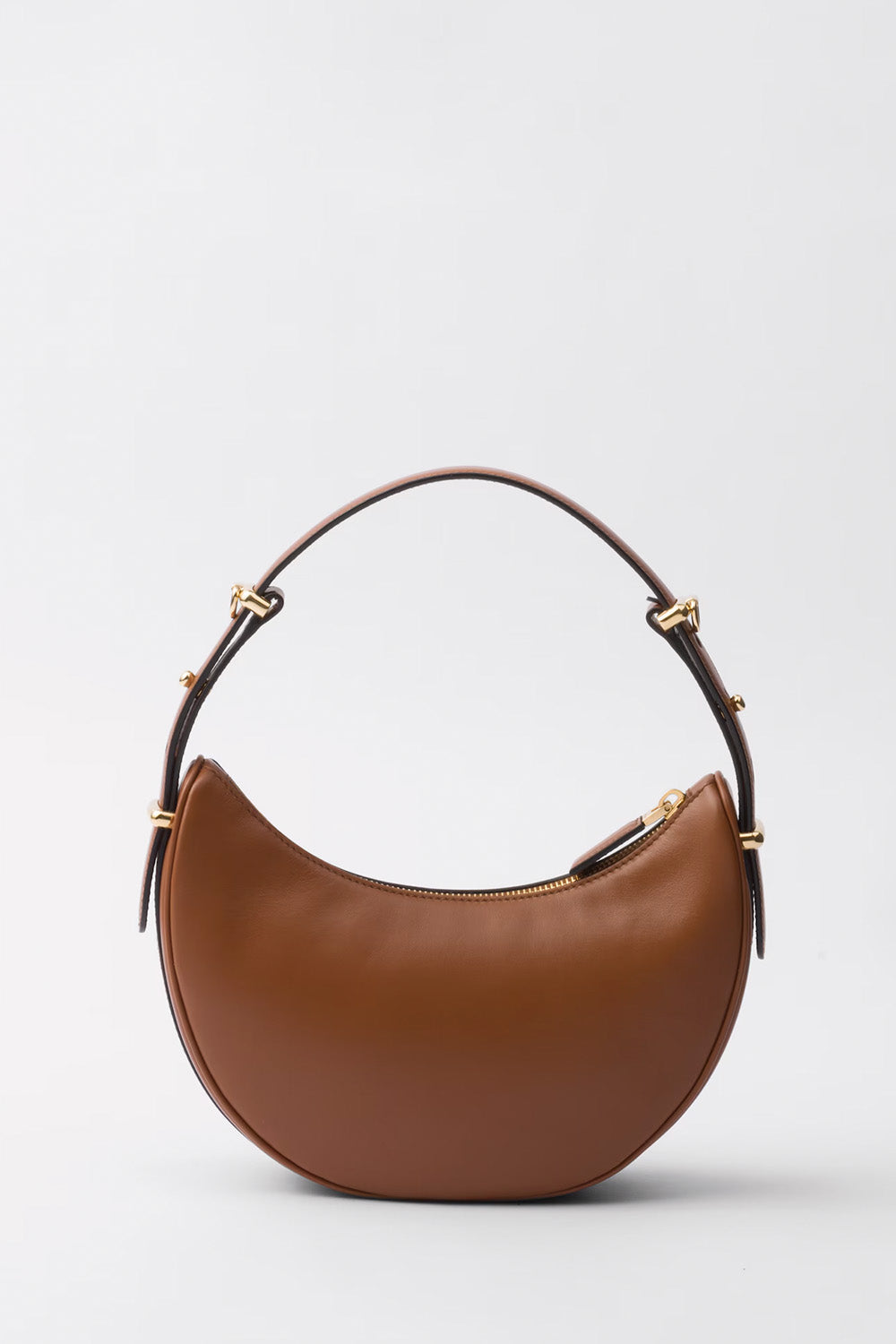 Small Arque Leather Shoulder Bag