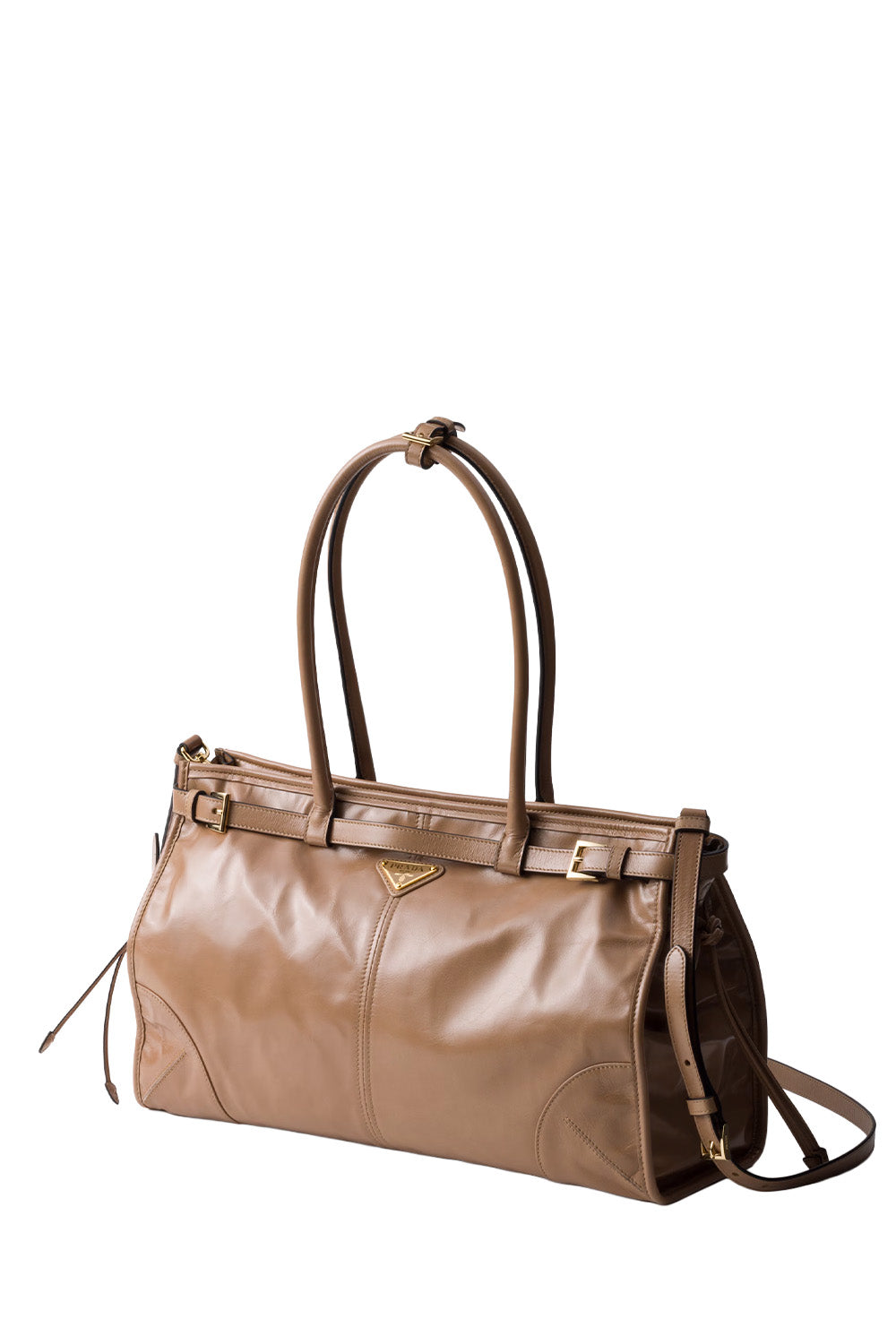 Prada Bonnie Large Leather Handbag