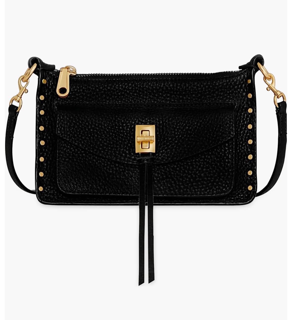 REBECCA MINKOFF DARREN LEATHER CROSSBODY BAG