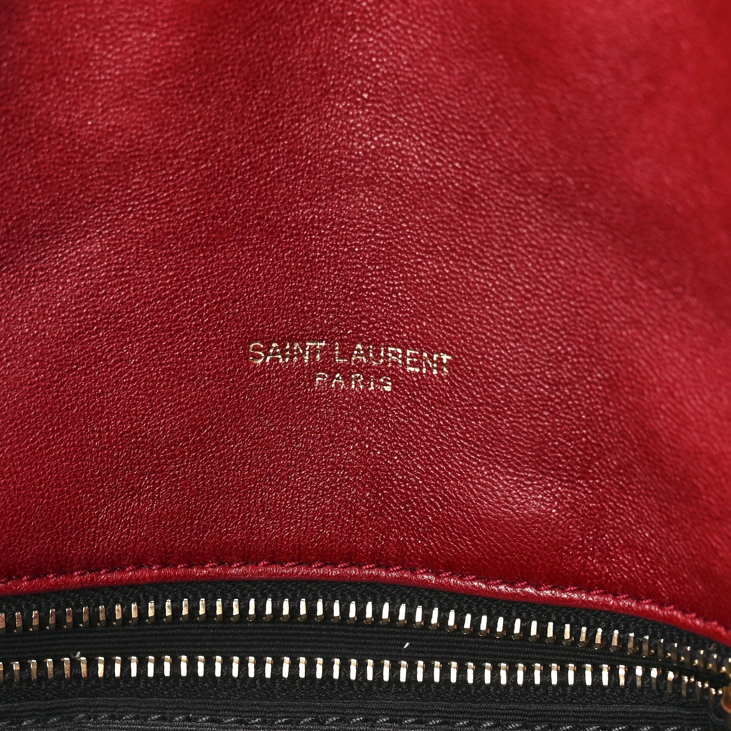 YSL LEATHER LOULOU MEDIUM CHAIN SHOULDER BAG