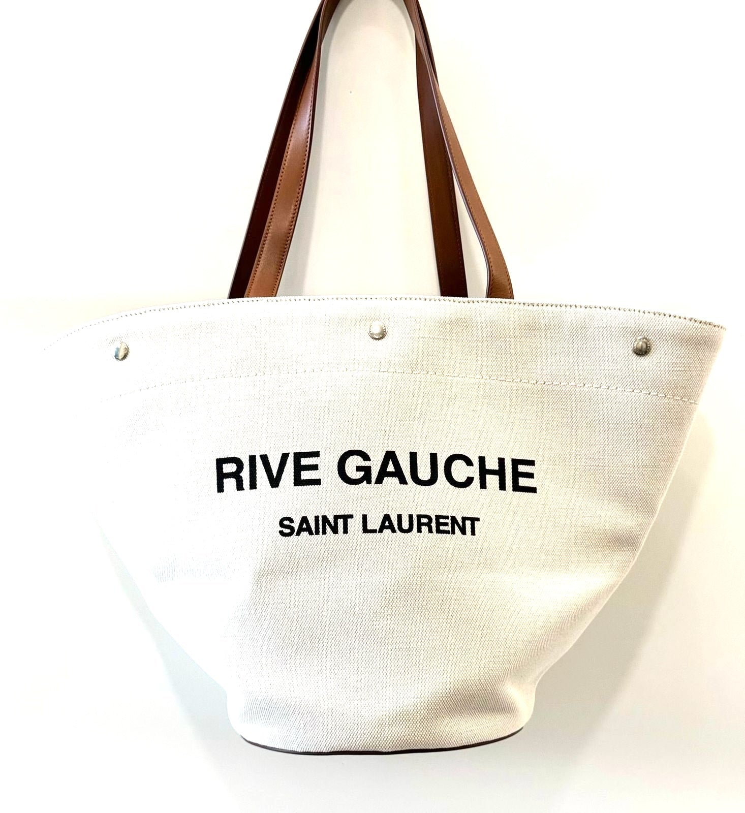 SAINT LAURENT RIVE GAUCHE CABAS TOTE BAG