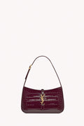 Le 5 À 7 In Crocodile-Embossed Patent Leather