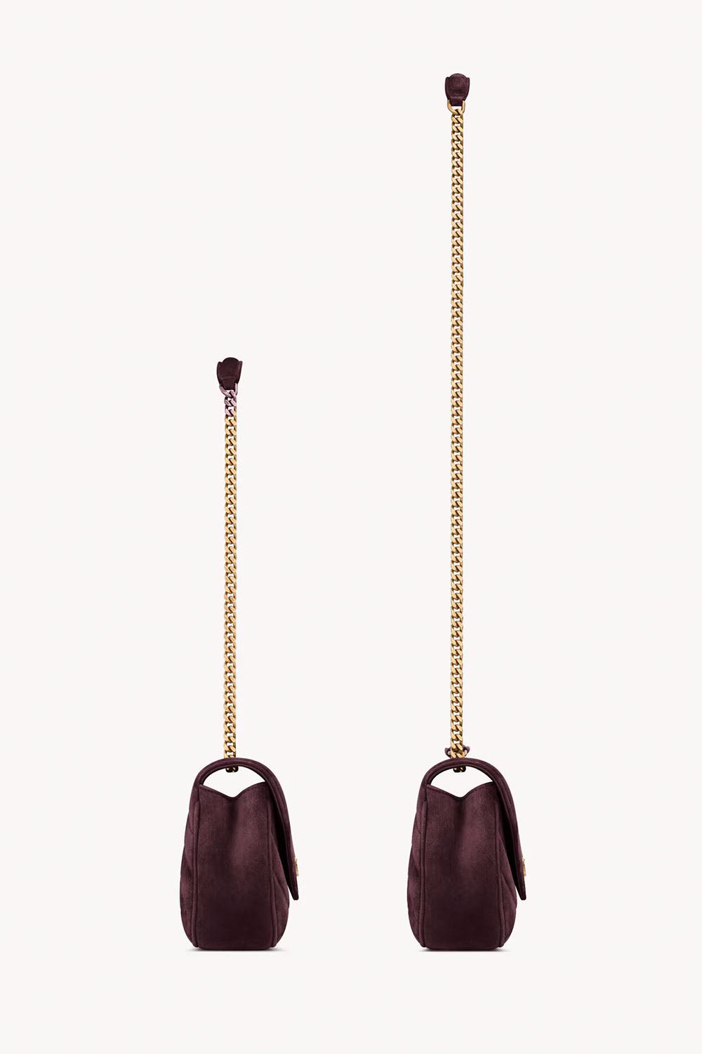 Loulou Small In Matelassé Suede