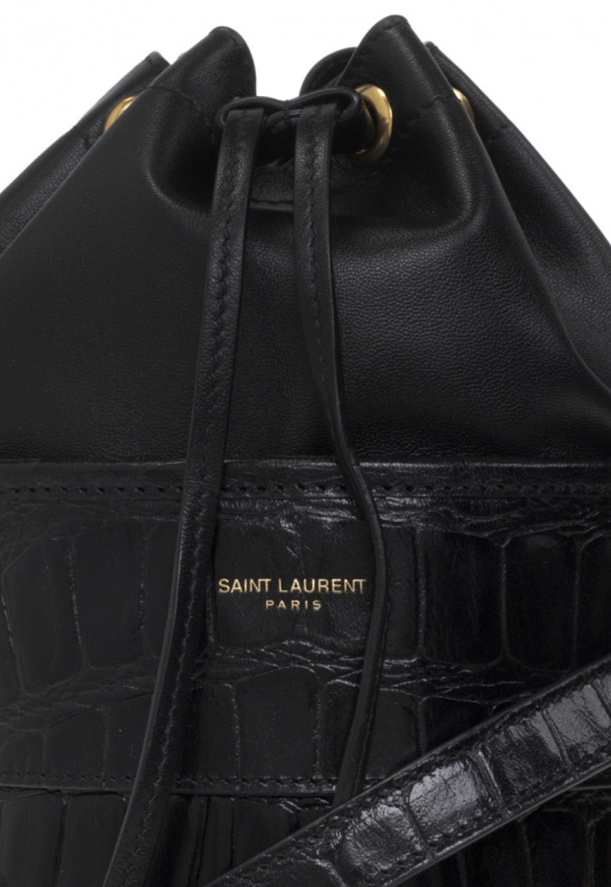 YVES SAINT LAURENT BAHIA SMALL BUCKET BAG