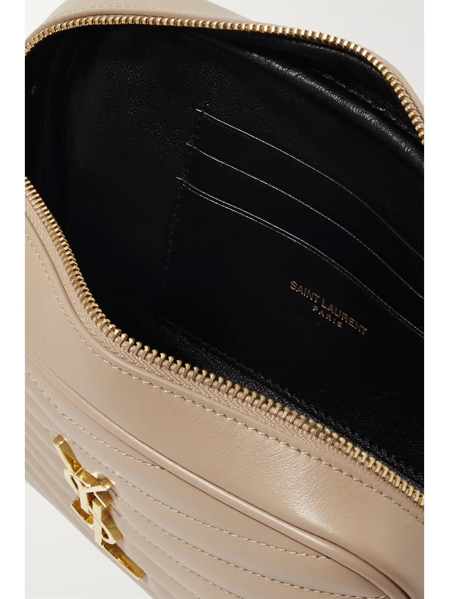 YSL SAINT LAURENT CALFSKIN MINI LOU SHOULDER BAG